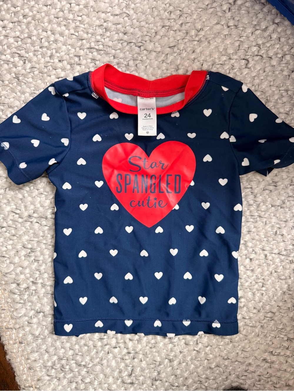 Carter's 4th of July Swim Shirt